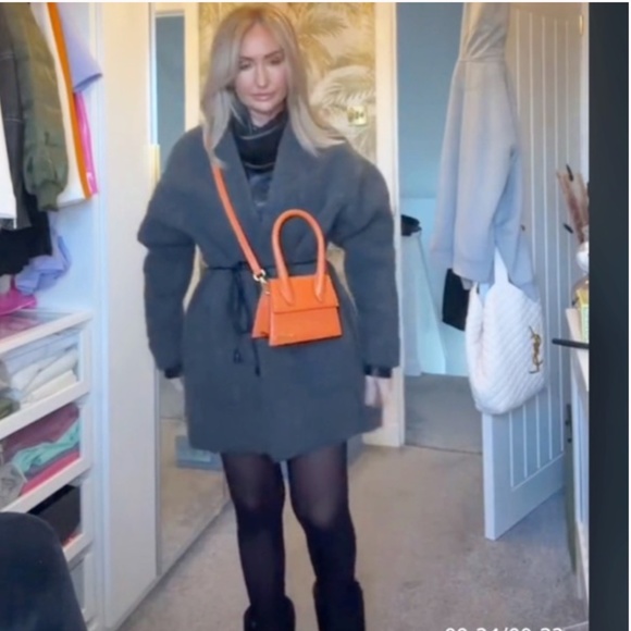 Zara Belted Cropped Wool Sweater - Picture 6 of 15